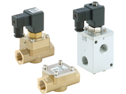 SMC5.0MPa先導(dǎo)式2、3通電磁閥＆單向閥 VCH/VCHC